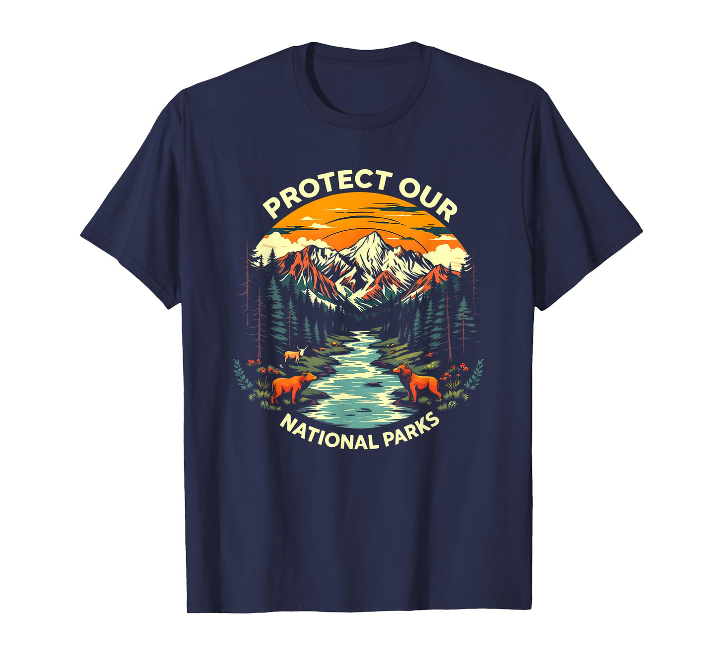 Protect Our National Parks Tee Save the Nature Wildlife T-Shirt