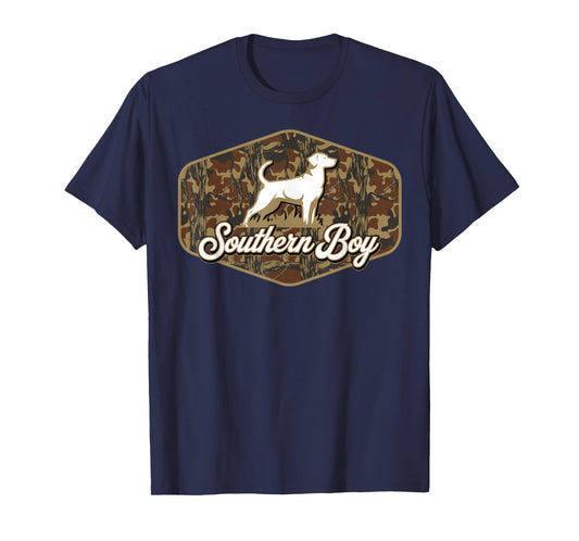 Local Boy Hunting Dog Retro Southern Country Pride Vintage T-Shirt