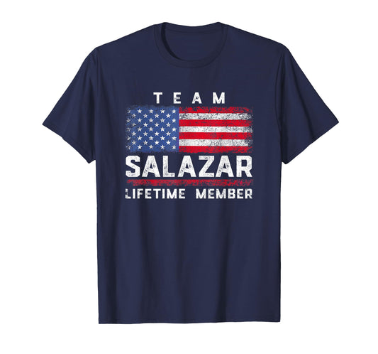 Salazar Family Name - Team Salazar Lifetime Member T-Shirt