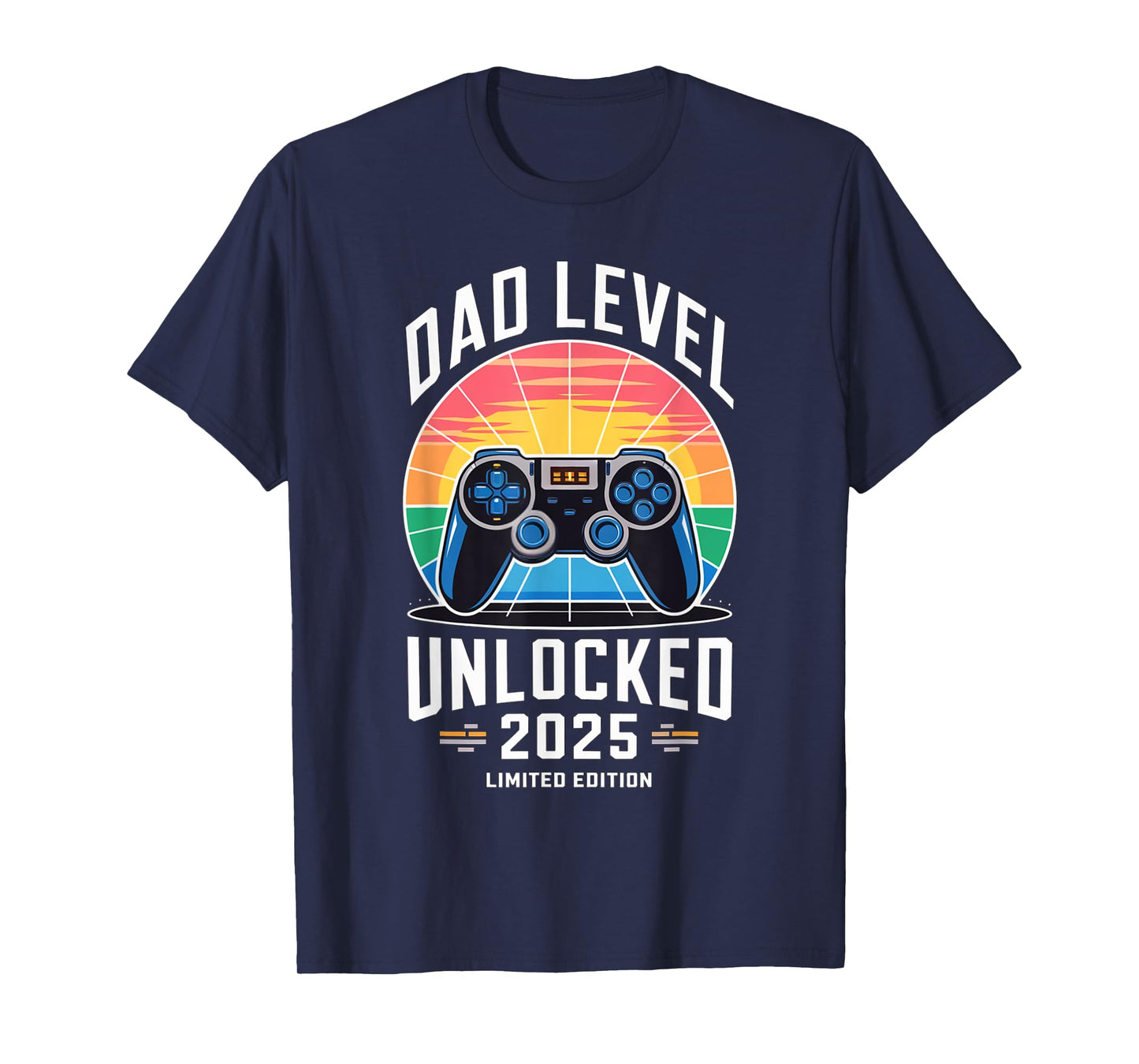 Dad Level Unlocked 2025 Limited Edition Gamer Dad Design T-Shirt