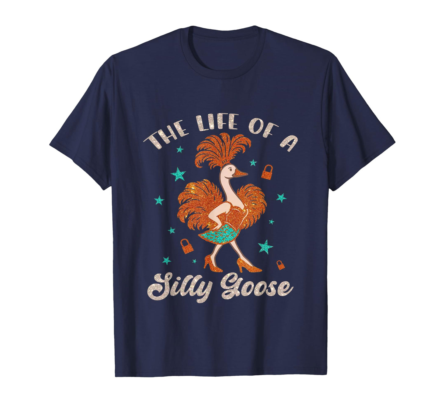 The Life of A Silly-Goose Funny Trendy Meme Show Girl T-Shirt
