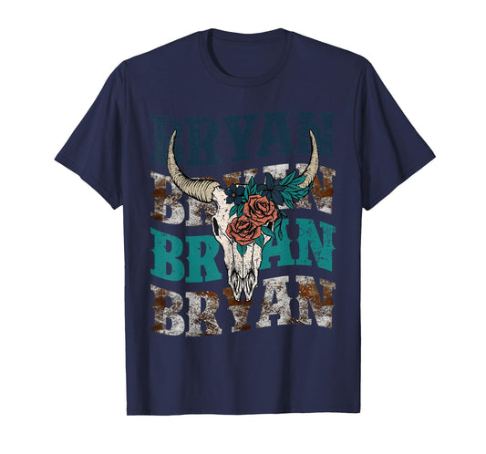Vintage Bryan Bull-Skull Western Deserts Bryan T-Shirt