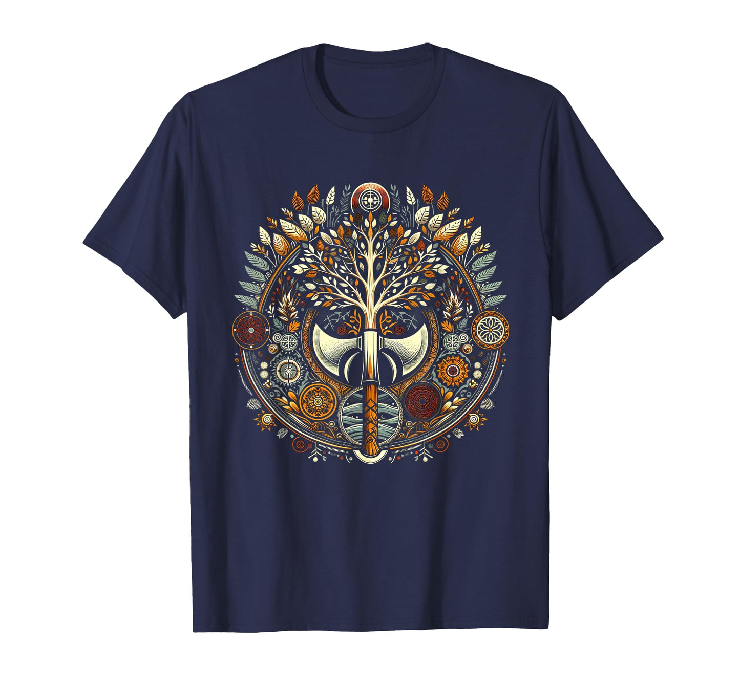 Slavic Spirits World Tree & Perun's Axe T-Shirt