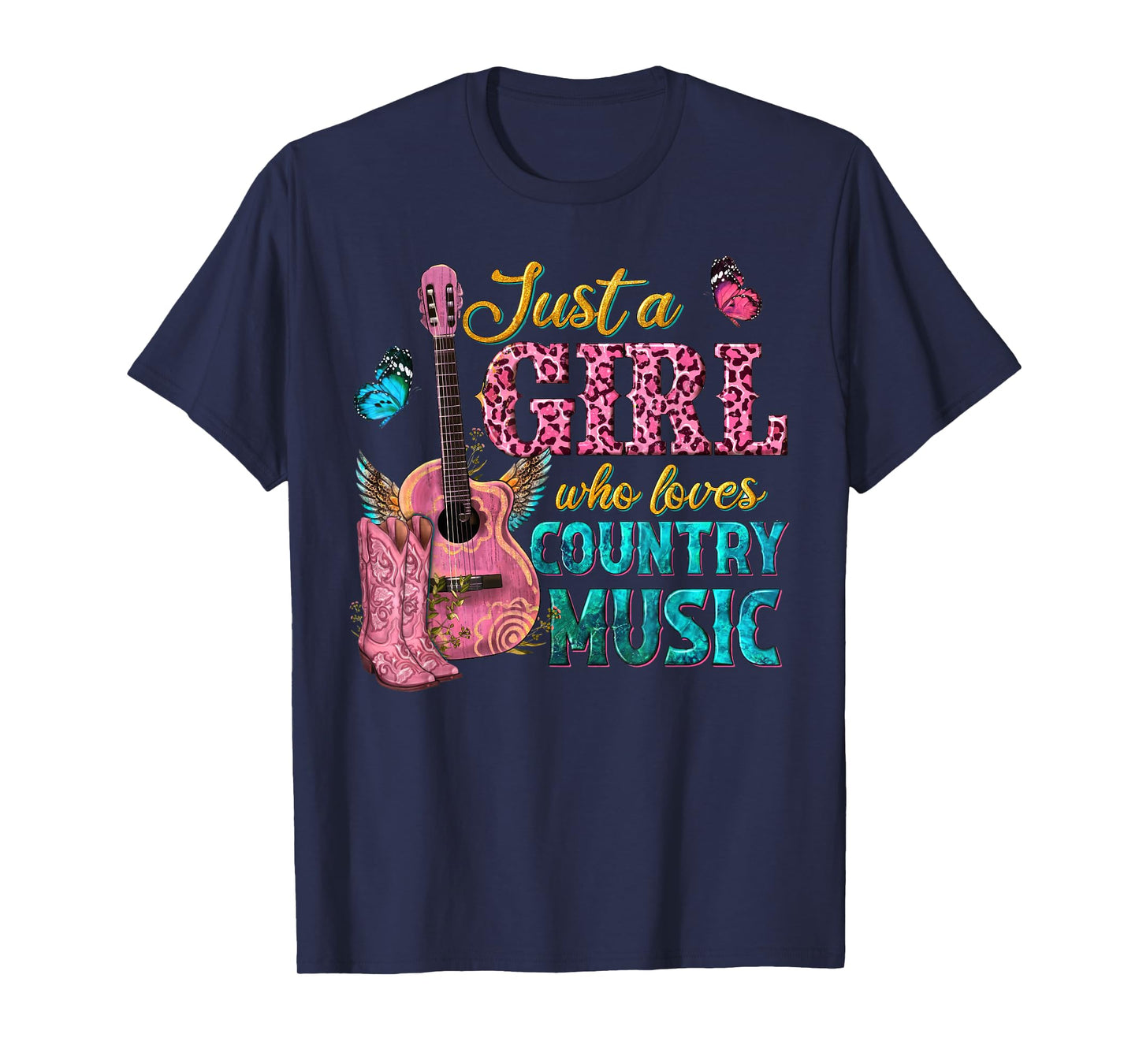 Just A Girl Who Loves Country Music T-Shirt