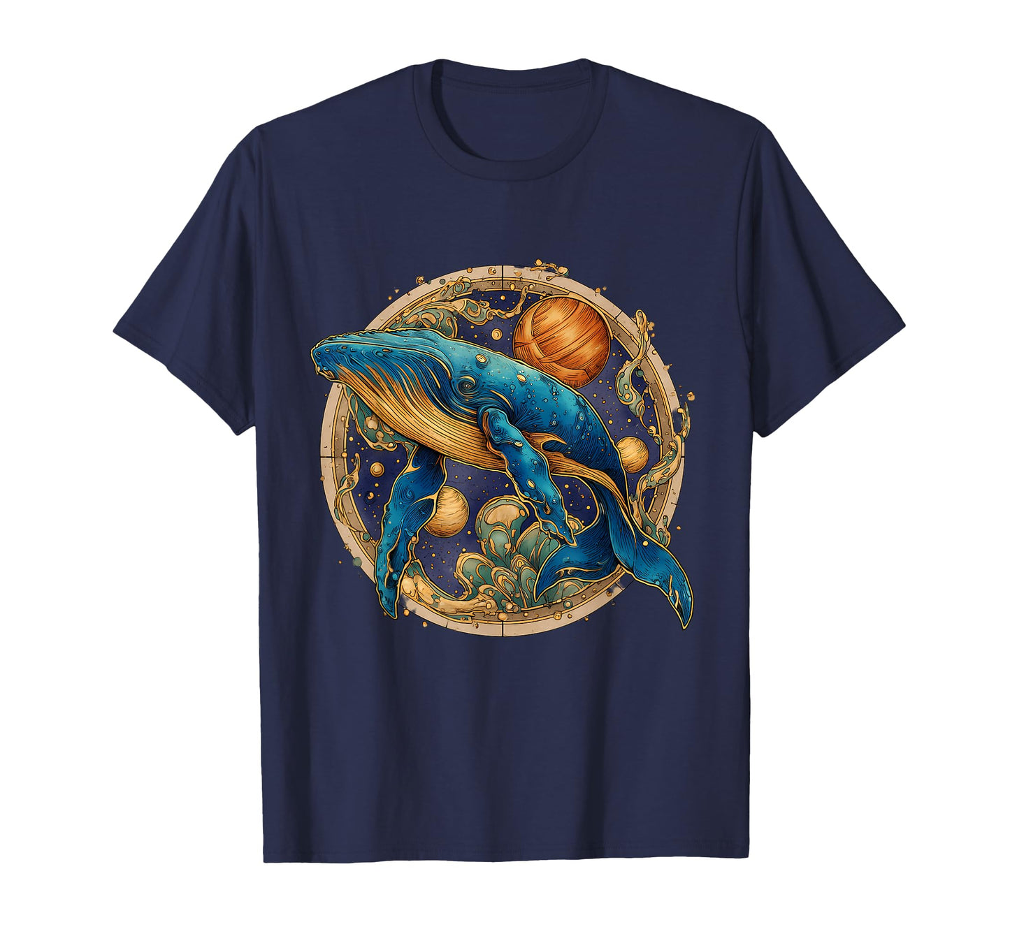Humpback Whale Marine Biology Animal Sea Ocean Blue Whale T-Shirt