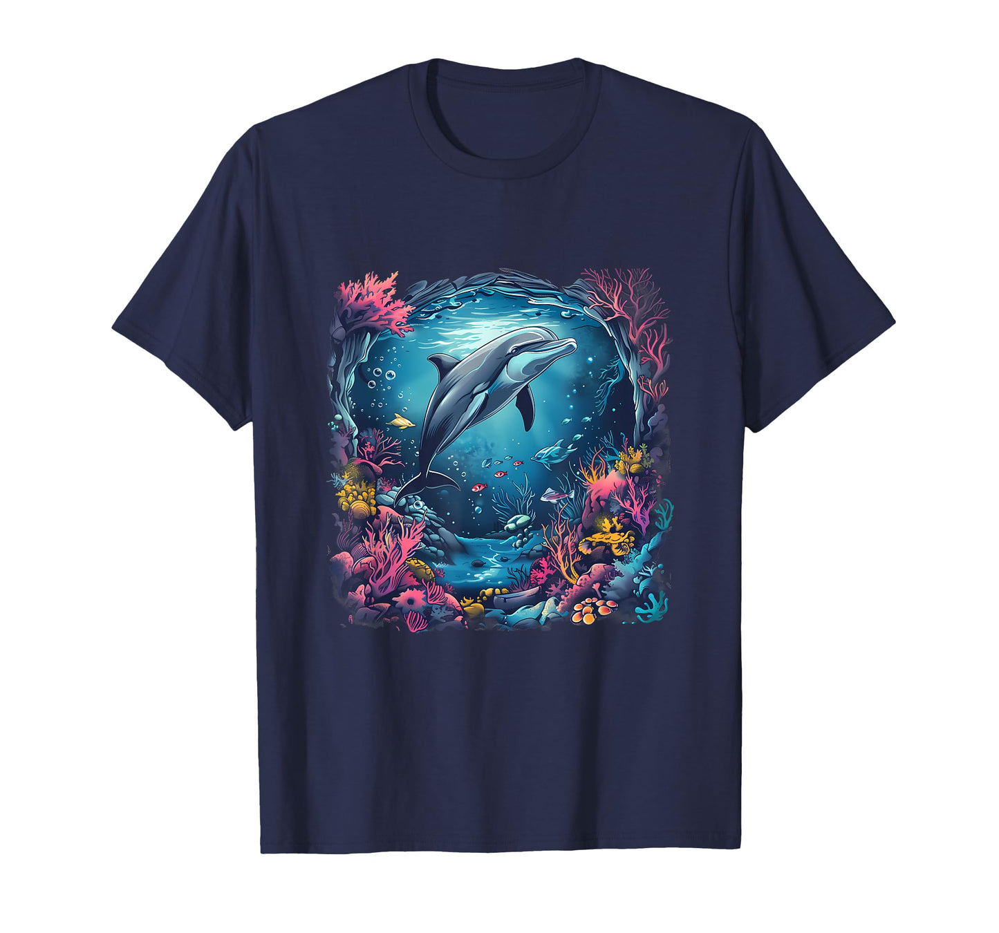 Sea Ocean Animal Art Dolphin Ocean Sea Animal Dolphin Lover T-Shirt