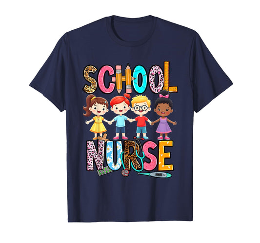 School Nurse Stethoscope Back To School Men Women T-Shirt