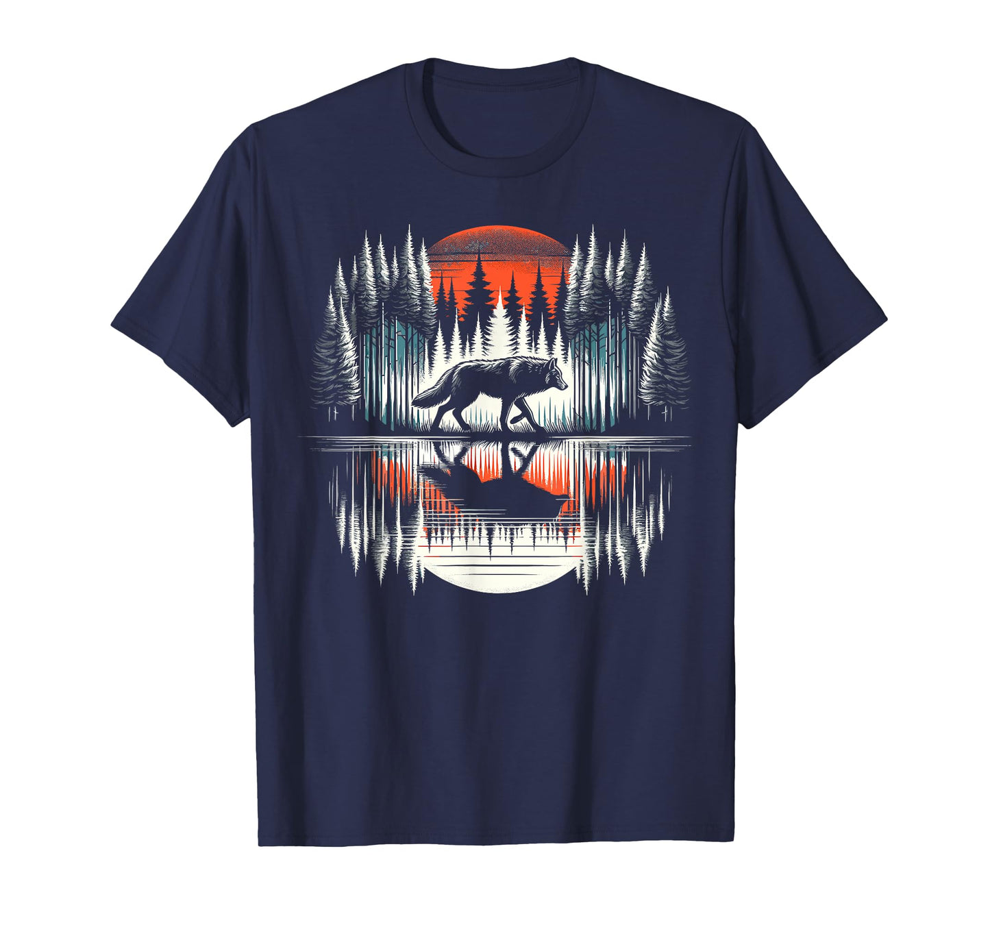 Wolf Forest Nature Wildlife T-Shirt