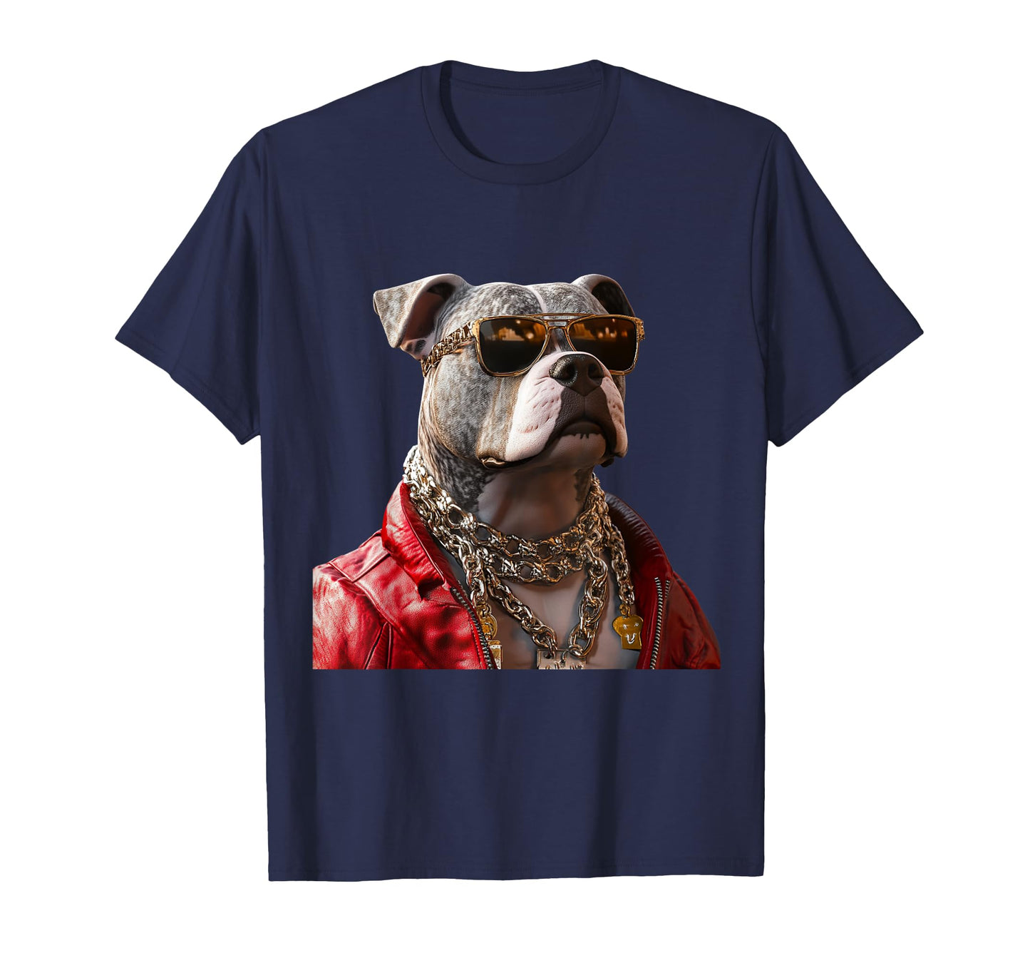 Thug Gangster Life Dog For Hip Hop Fans & dog Meme lovers T-Shirt