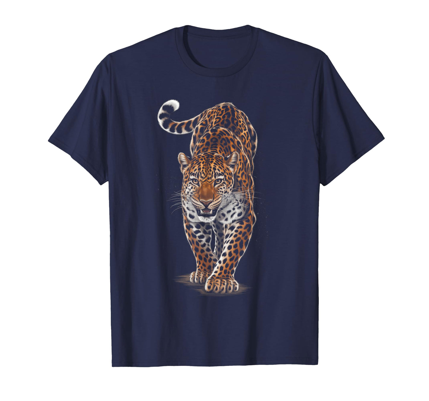 Leopard Portrait Animal Wildlife Art Big Cat T-Shirt for Men Women