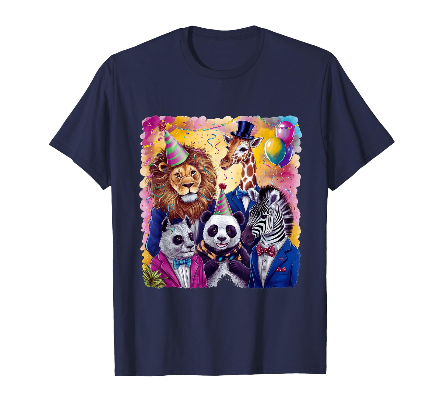 Zoo Animals Wildlife Birthday Squad Party Zoo Animals Fun T-Shirt
