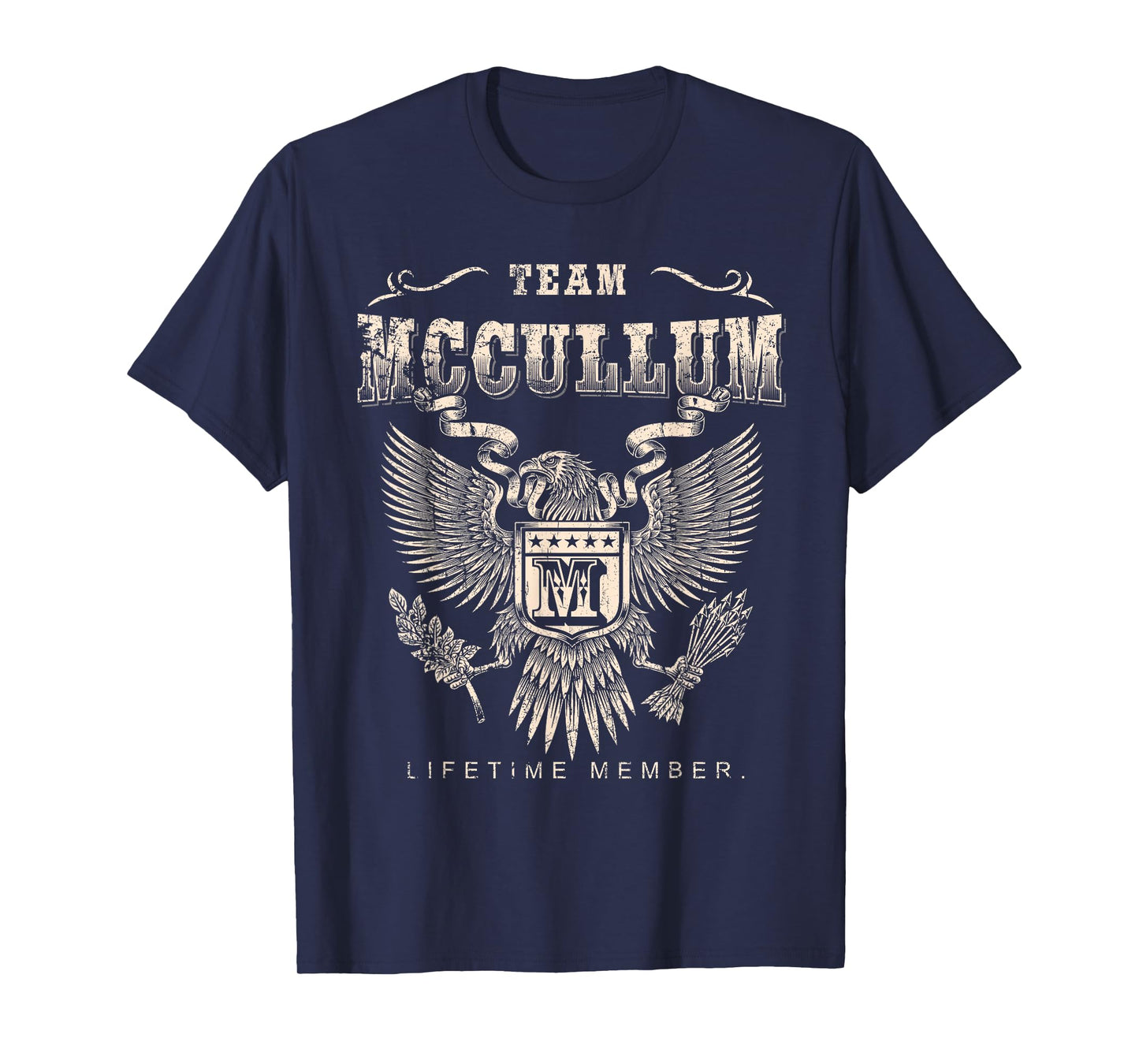 Team Mccullum Family Name Lifetime Member T-Shirt