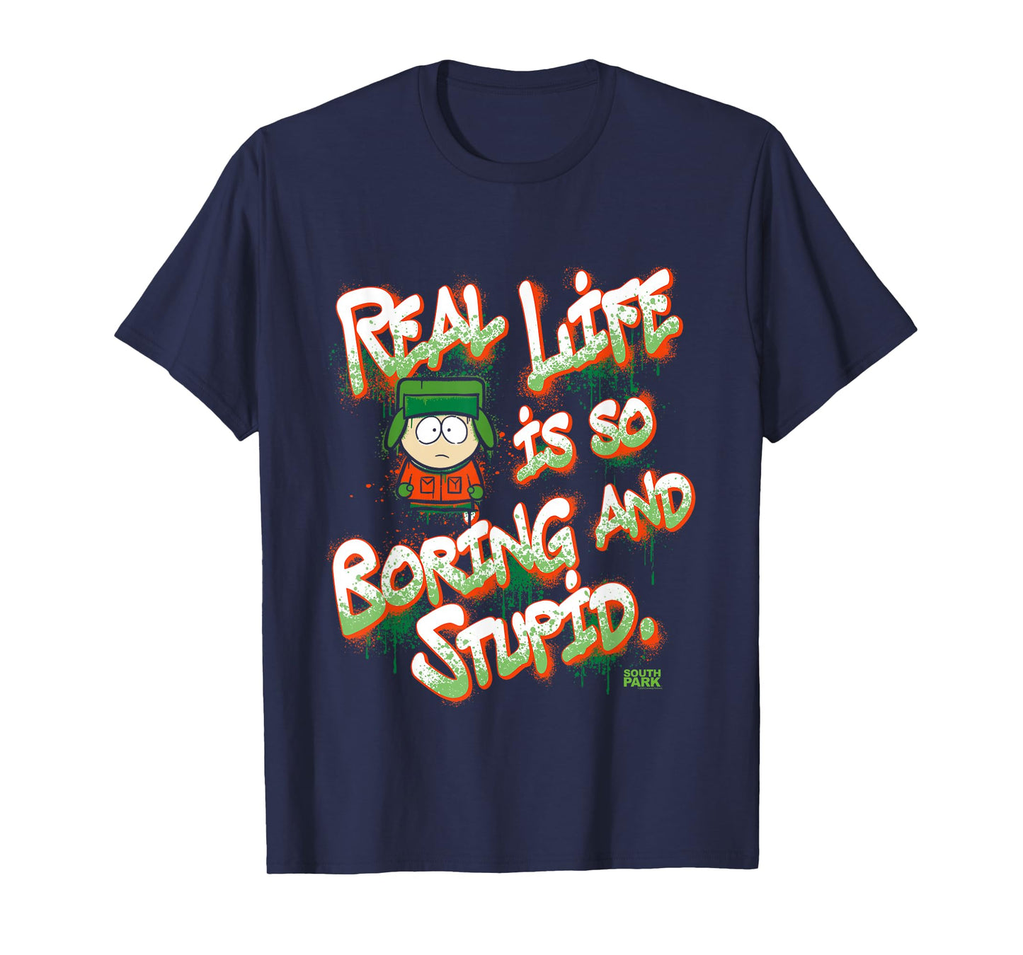 South Park Kyle Real Life Graffiti T-Shirt