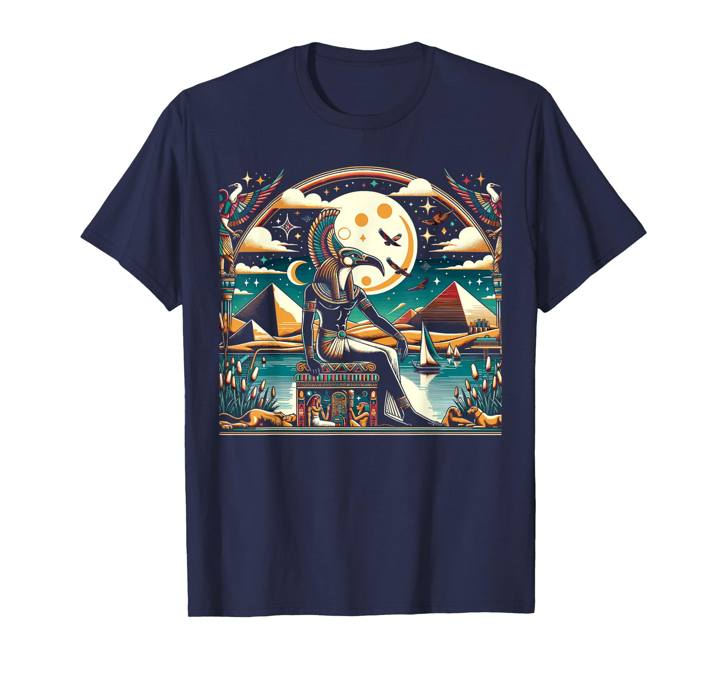 Thoth Egyptian Mythology Diety Ibis Ancient Egypt T-Shirt
