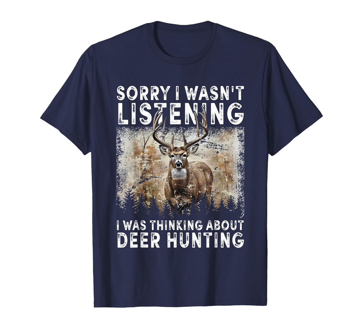 Deer Hunting Art for Men Women Wildlife Hunter Deer Hunting T-Shirt