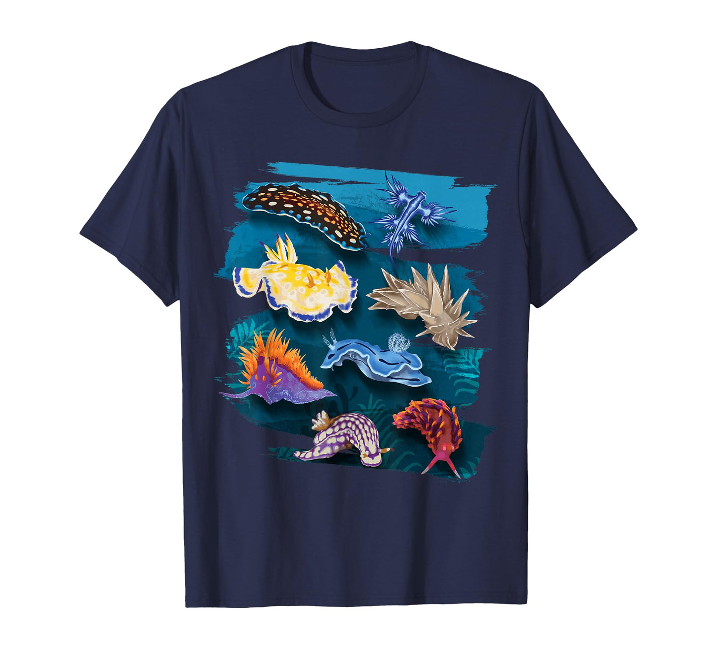 Nudibranch Oceanography Sea Slug Biologist Aquarists T-Shirt