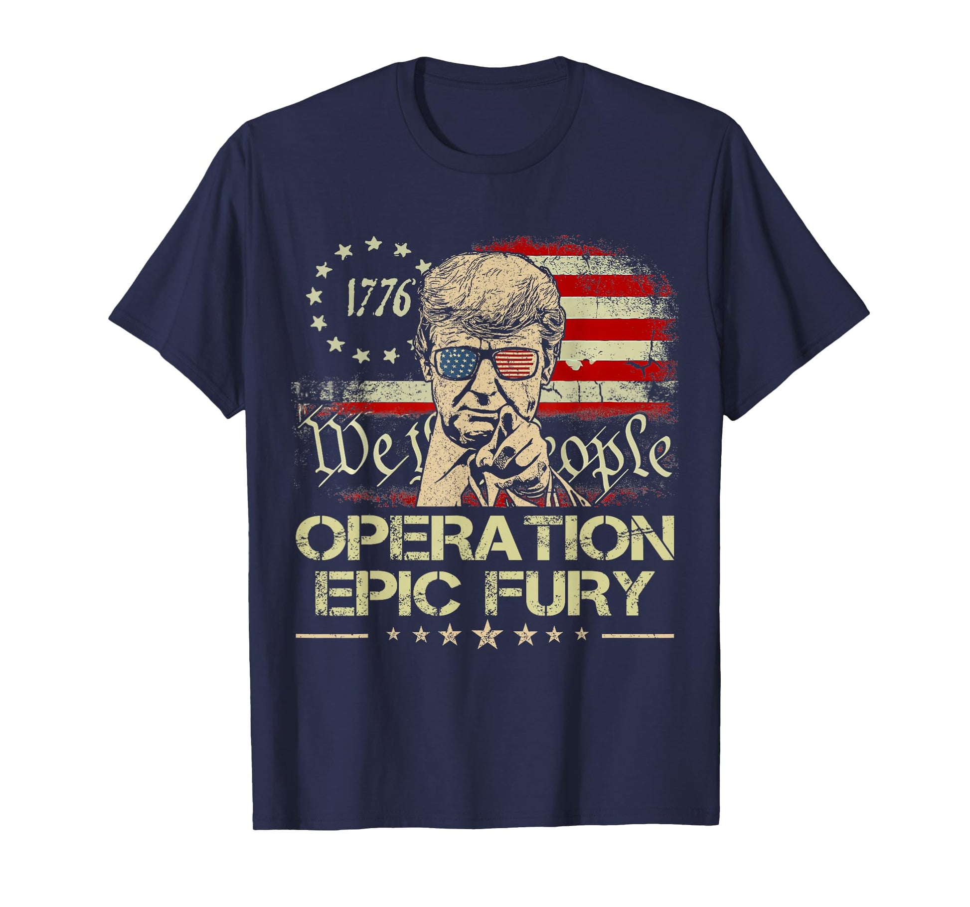 Operation Epic Fury T-Shirt - T-Shirt | Navy