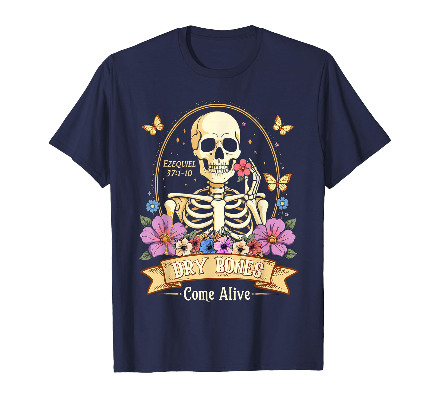 Dry Bones Come Alive Funny Skeleton Dancing T-Shirt
