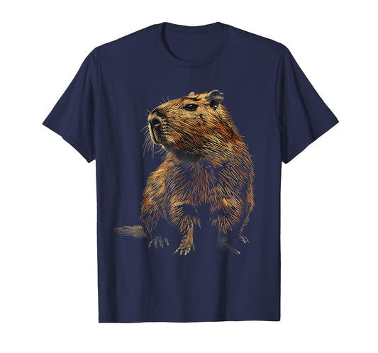 Capybara Lover Forest Rodent Wildlife Capybara Animal T-Shirt