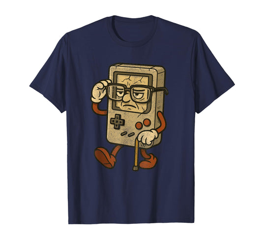 Funny Vintage Old Gamer Retro Video Game Old Gamer T-Shirt
