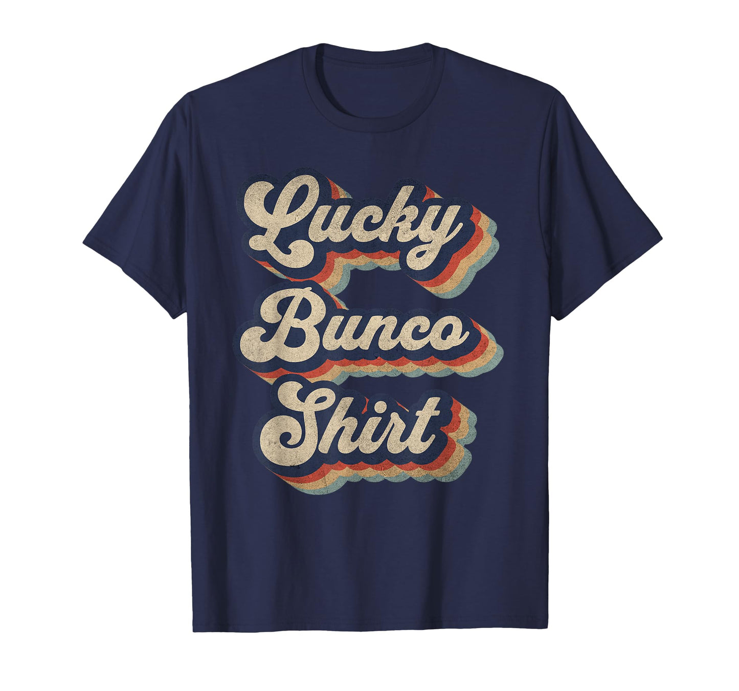 Lucky Bunco Shirt Vintage Bunco Dice Game T-Shirt