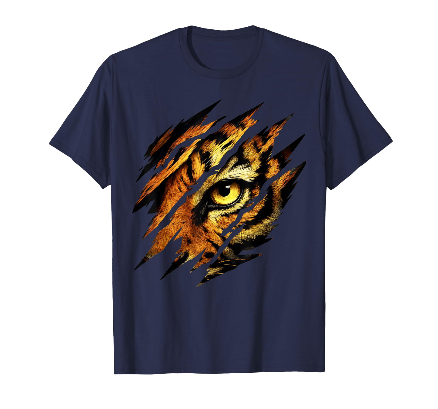 Fearless Tiger Eye Safari Zoo Wildlife Animal Zookeeper T-Shirt
