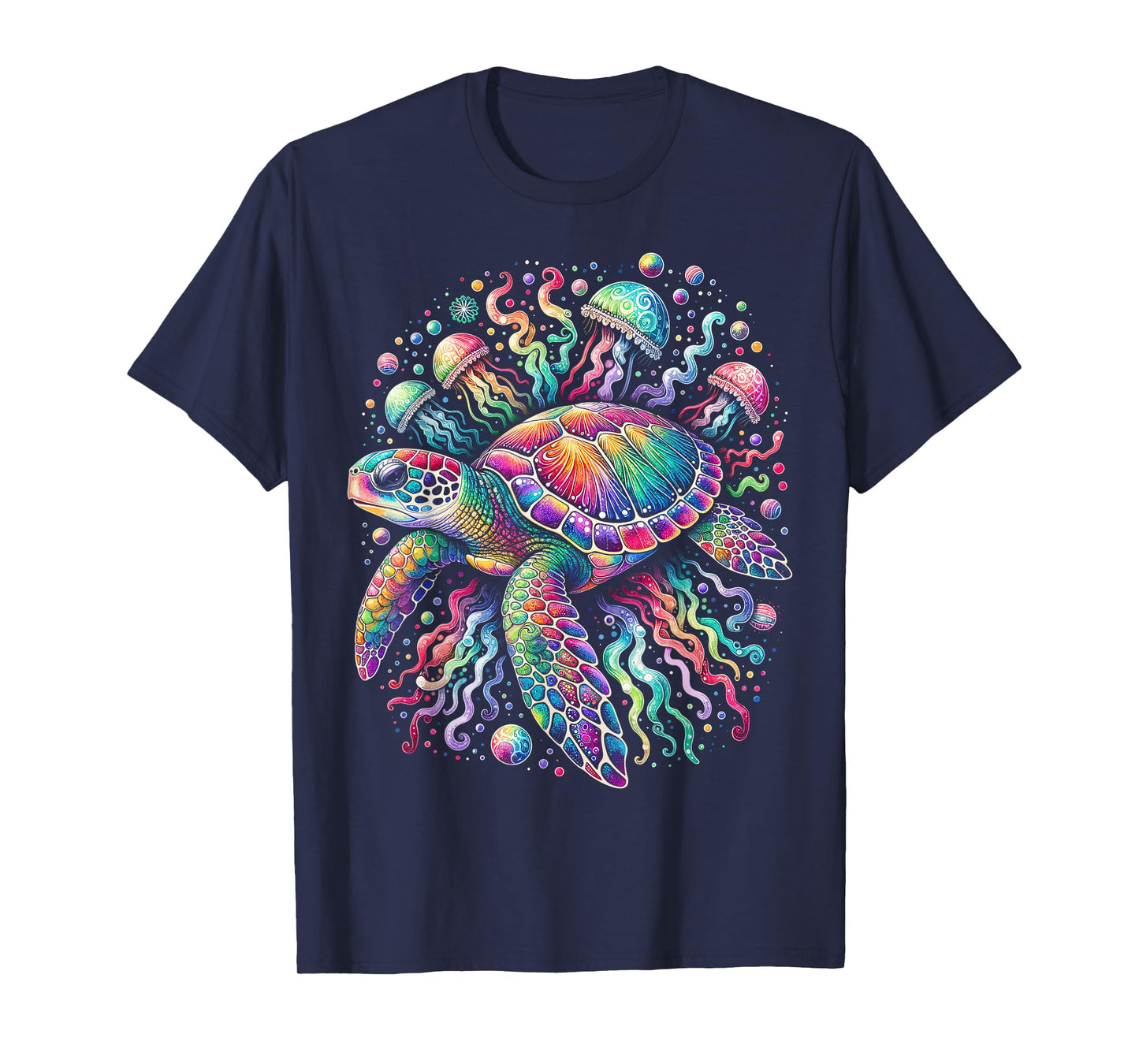 Sea Turtle Beach Lover Ocean Animal Graphic Novelty Womens T-Shirt