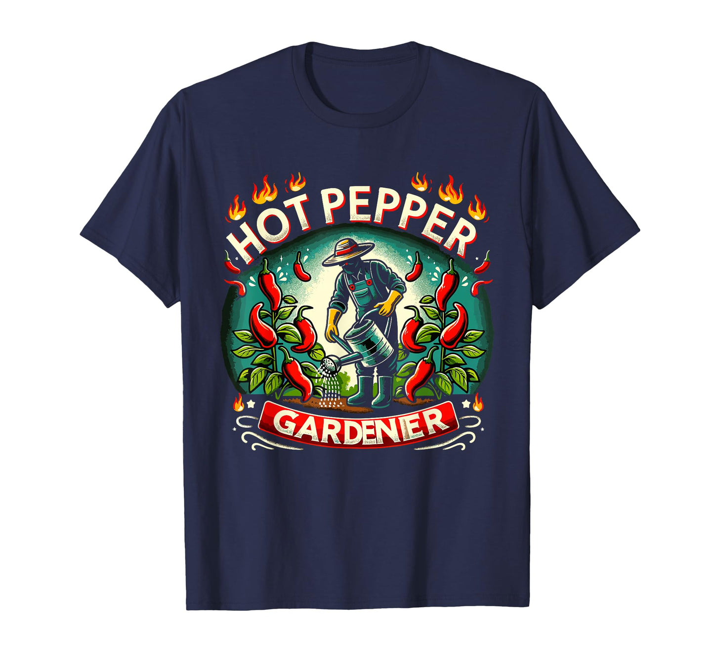 Spicy Food Lover Chili Peppers Chef Spice Scoville scale T-Shirt
