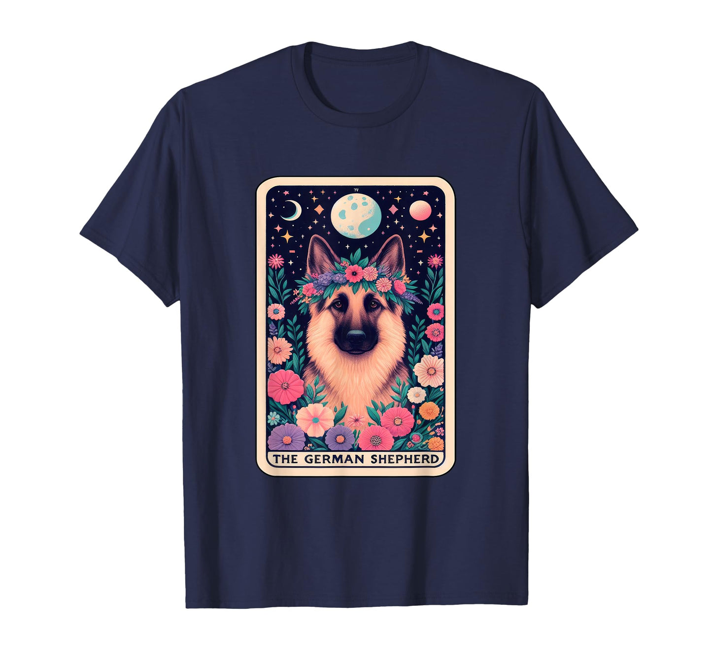 German Shepherd Tarot Card T-Shirt
