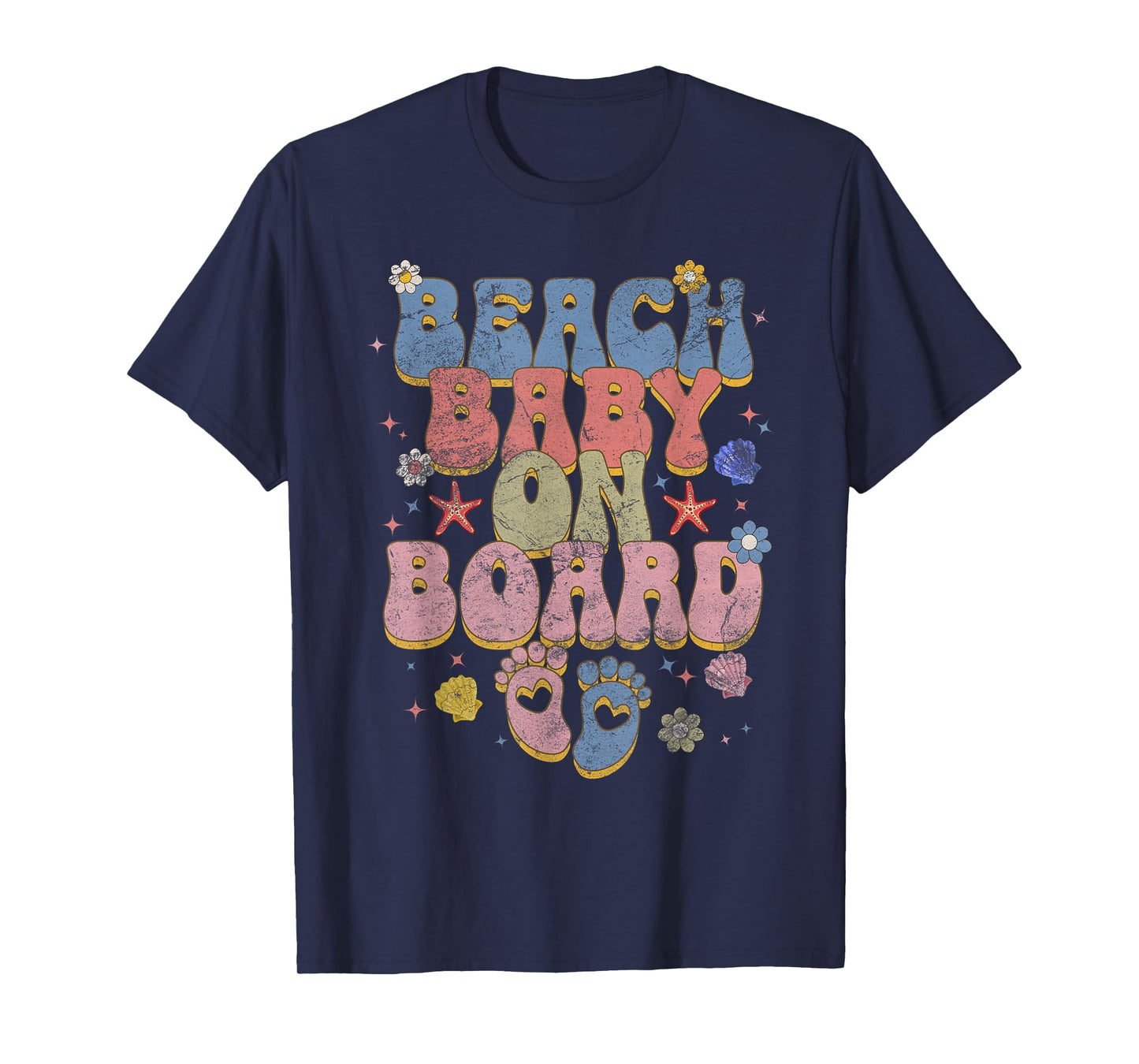 Cruise Trip Pregnancy Baby Shower Beach Baby On Board Outfit Men Women Kids T-Shirt