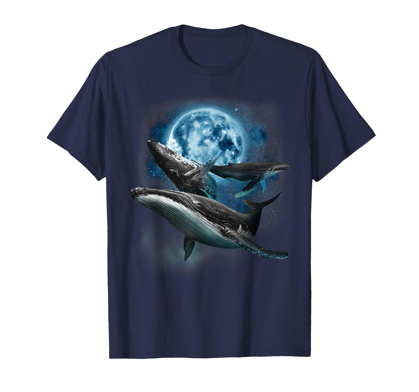 Humpback Whale Shirt - Howling at the Moon Humpback Whale T-Shirt