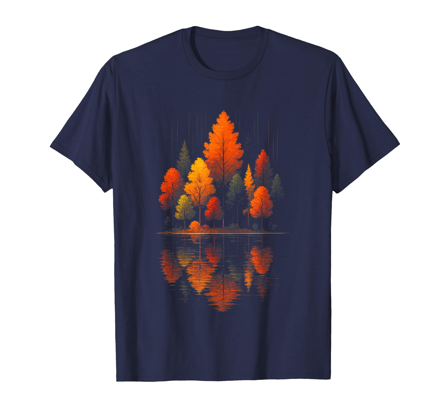 Autumn Trees - Forest Landscape Wildlife T-Shirt