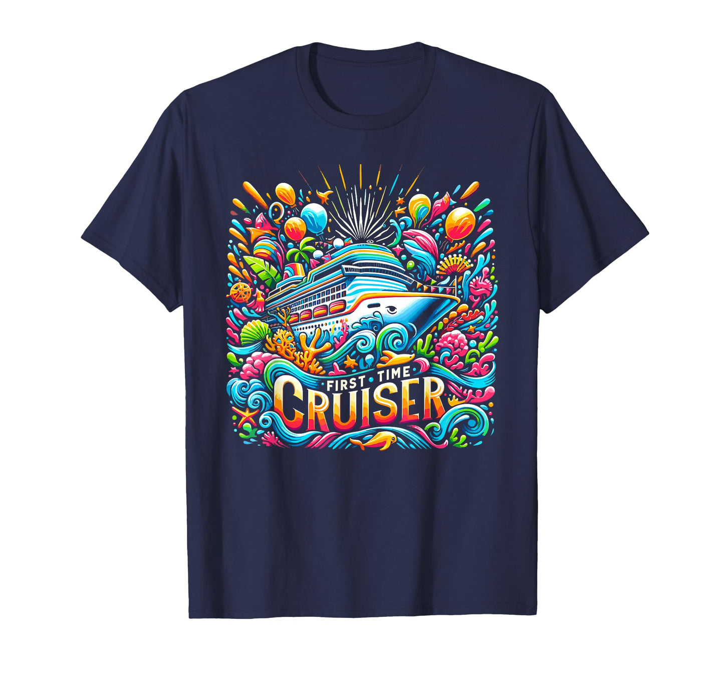 First Time Cruiser Shirt 1st Time Cruise Shirt Cruise Ship T-Shirt