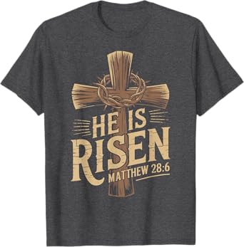 He is Risen Christian Boy Girl God Sister Godbrother Toddler T-Shirt