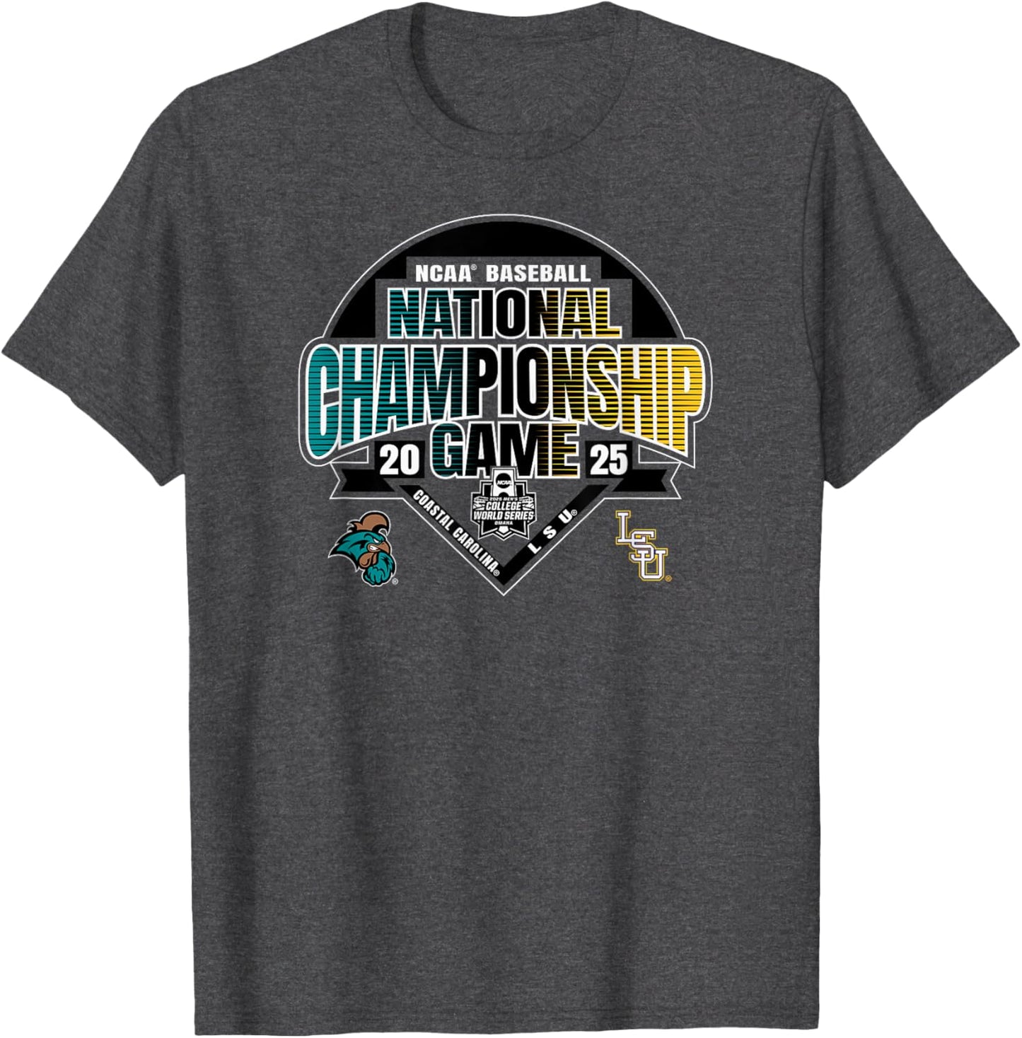 Coastal Carolina vs LSU National Championship 2025 MCWS T-Shirt