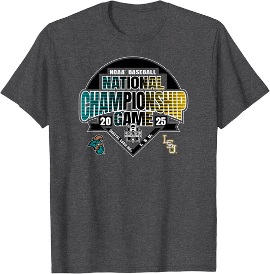 Coastal Carolina vs LSU National Championship 2025 MCWS T-Shirt
