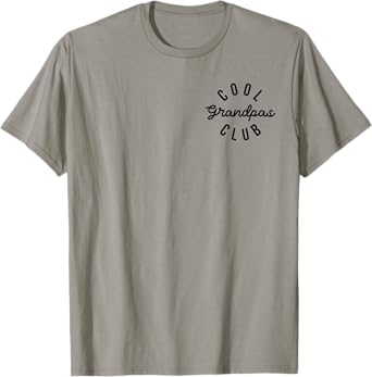 Cool Grandpas Club Father's Day New Grandfather Announcement T-Shirt