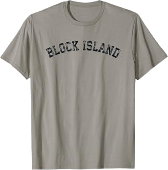 Vintage Block Island RI T Shirt Scrum Old 401 Retro Sports T T-Shirt
