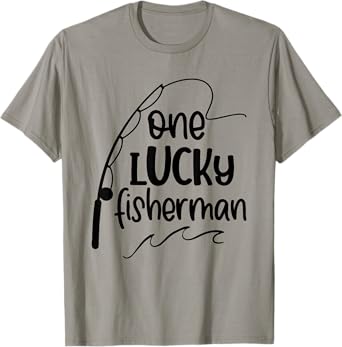 Best Catch of His Life One Lucky Fisherman Couple Matching T-Shirt