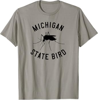 Classic Michigan Mosquito State Bird T-Shirt