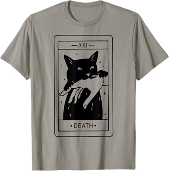 Funny Black Cat Cute Halloween Design Gift For Men Women Kid T-Shirt