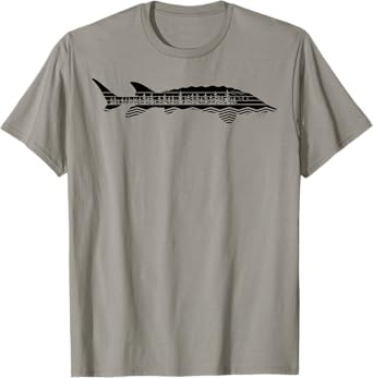 Vintage Nature Outdoor Fishing - Fisher Sturgeon Fish T-Shirt