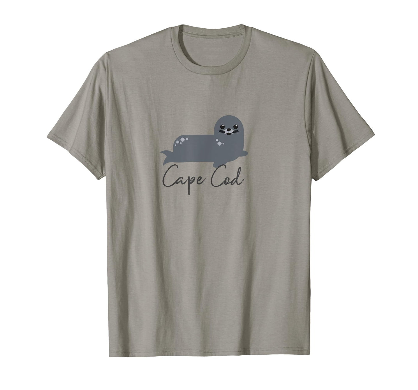 Cape Cod Cute Whimsy Marine Life Harbor Seal Vacation T-Shirt