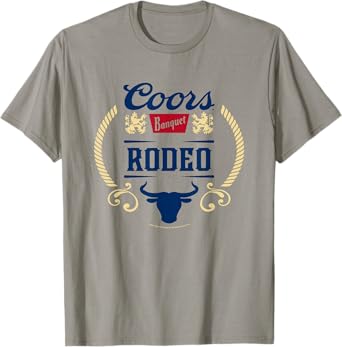 Coors Banquet Rodeo Bull Face Vintage Logo T-Shirt