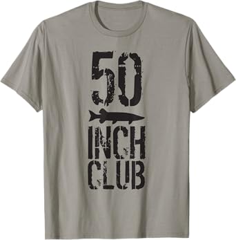 Musky Fishing TShirt - 50 Inch Club Muskie T-Shirt T-Shirt