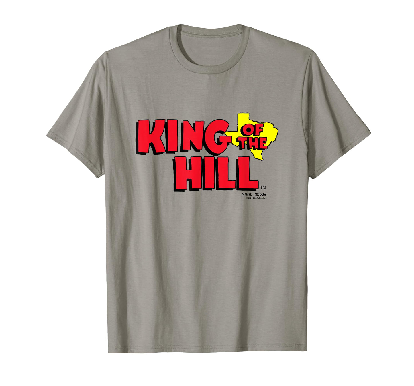 King Of The Hill Iconic Classic Big Chest Text Logo T-Shirt