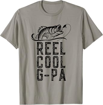 Reel Cool G-Pa Fishing Fisherman Funny Retro GPa T-Shirt