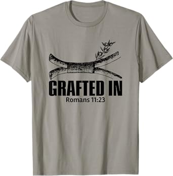 FTLOY HOLY CLOTHING GRAFTED IN ROAMNS 11:13 Blk T-Shirt