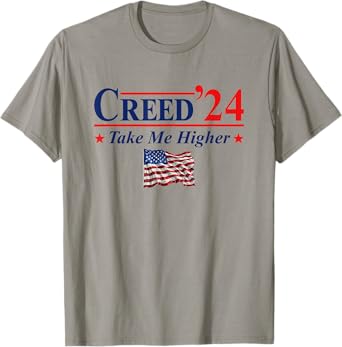 Creed '24 Take Me Higher Creed 2024 Take Me Higher Us Flag T-Shirt
