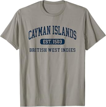 Retro Grand Cayman Islands 1503 Vintage Vacation Souvenir T-Shirt